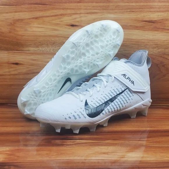 Nike | Shoes | Size 25 Nike Alpha Menace Pro 2 Mid White  display picture 3